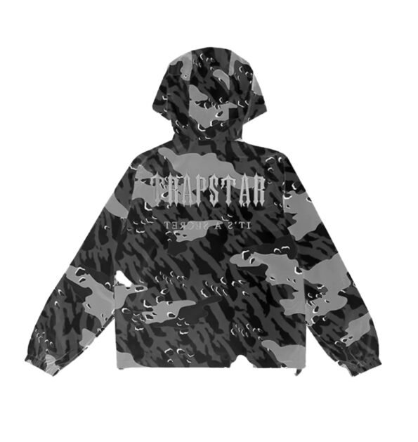 TRAPSTAR DECODED WINDBREAKER – BLACK CAMO TRAPSTAR DECODED WINDBREAKER – BLACK CAMO