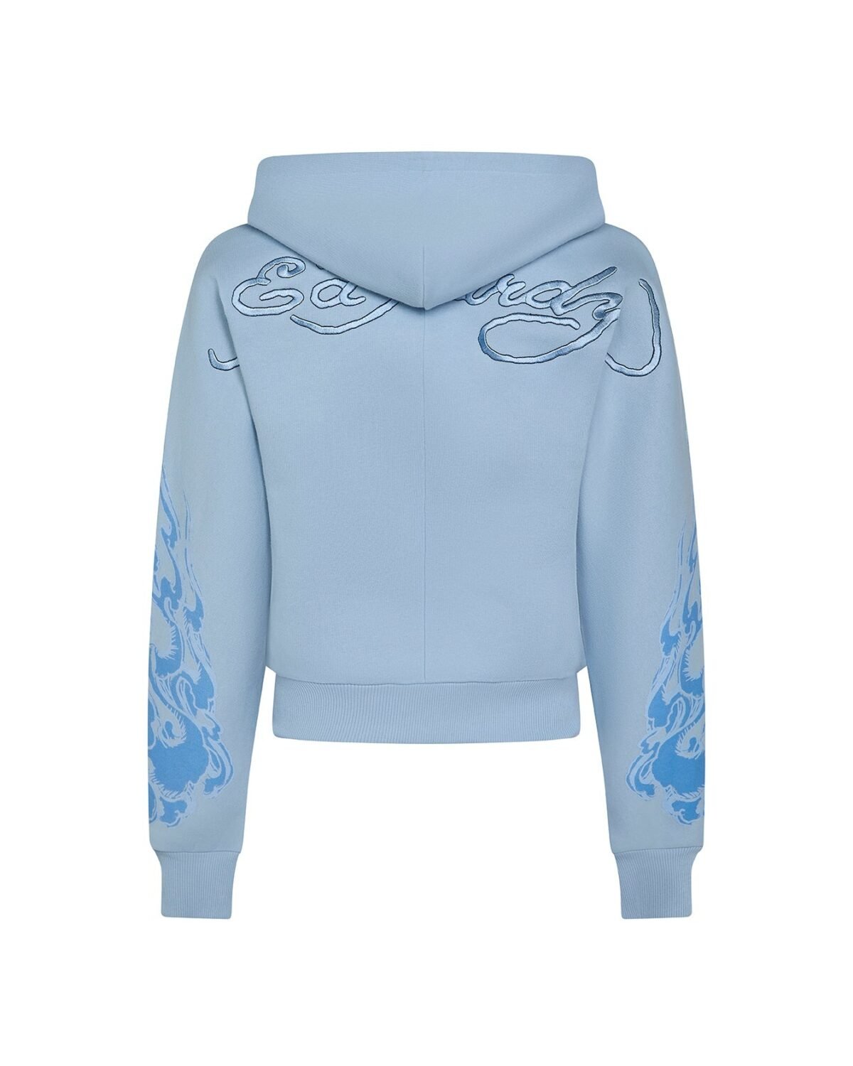 Bluza Love on Fire Trapstar X Ed Hardy Damska – Jasnoniebieska