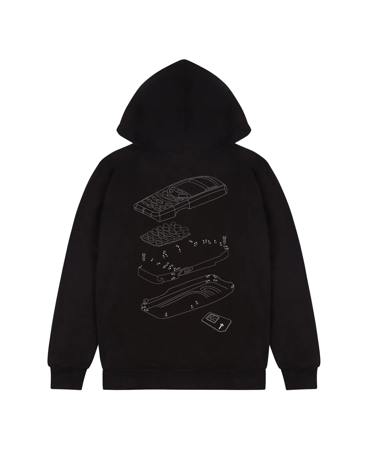 Bluza Trapstar T Phone – Czarna Bluza Trapstar T Phone – Czarna