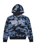 Bluza Trapstar Ts Star Camo – Niebieska