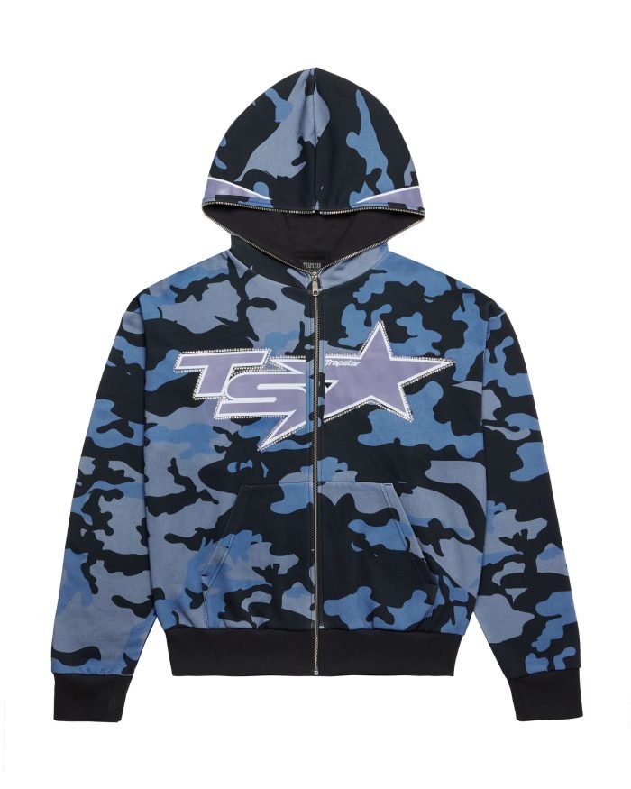 Bluza Trapstar Ts Star Camo – Niebieska Bluza Trapstar Ts Star Camo – Niebieska
