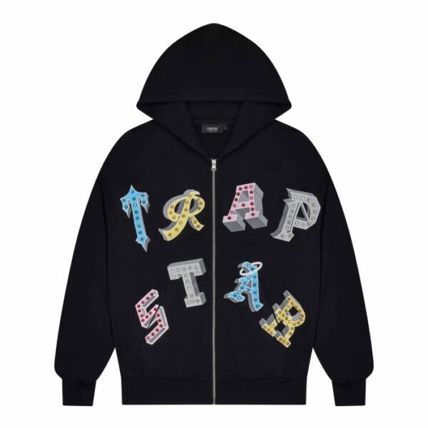 Bluza Trapstar Wildcard Na Zamek – Czarna