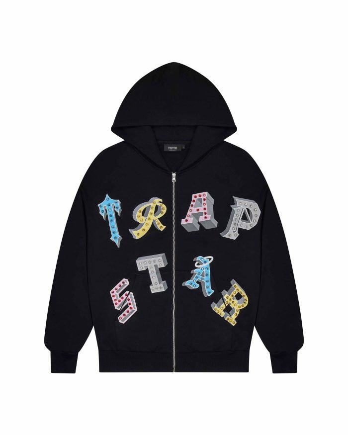 Bluza Trapstar Wildcard Na Zamek – Czarna Bluza Trapstar Wildcard Na Zamek – Czarna