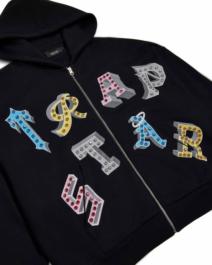 Bluza Trapstar Wildcard Na Zamek – Czarna Bluza Trapstar Wildcard Na Zamek – Czarna
