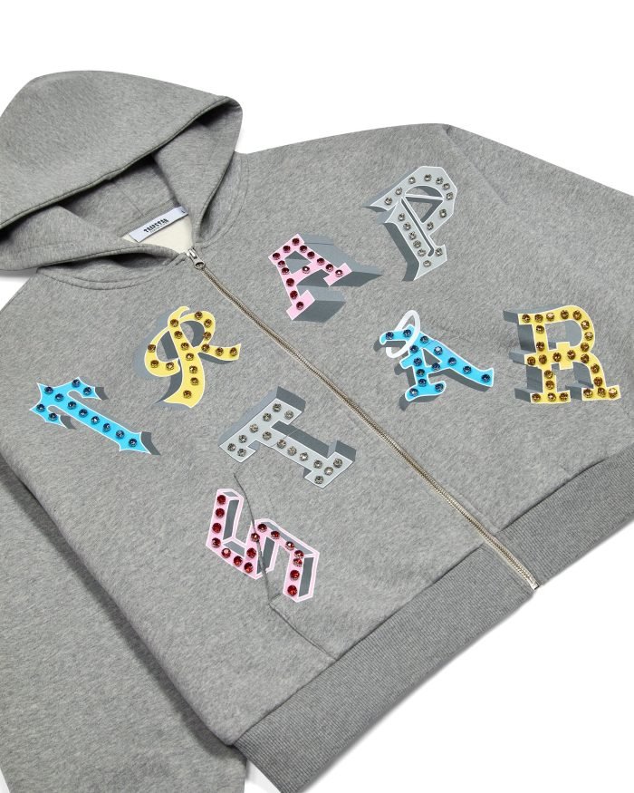 Bluza Trapstar Wildcard Na Zamek – Szara Bluza Trapstar Wildcard Na Zamek – Szara