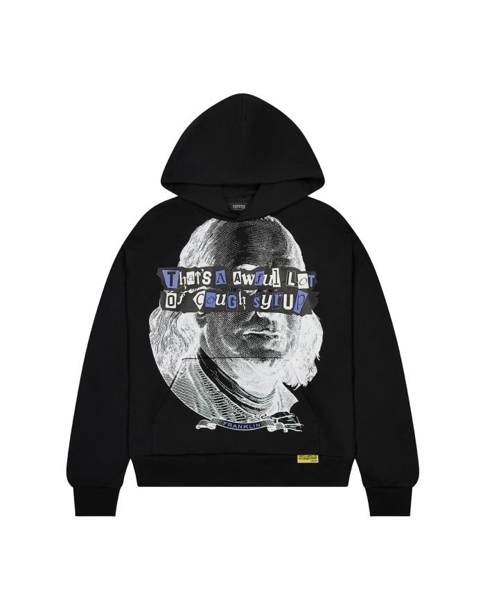 Bluza Trapstar X Cough Syrup Benjamin Franklin – Czarna Bluza Trapstar X Cough Syrup Benjamin Franklin – Czarna