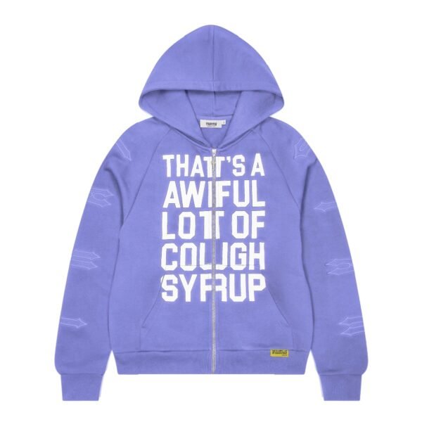 Bluza Trapstar X Cough Syrup Patchwork – Fioletowa