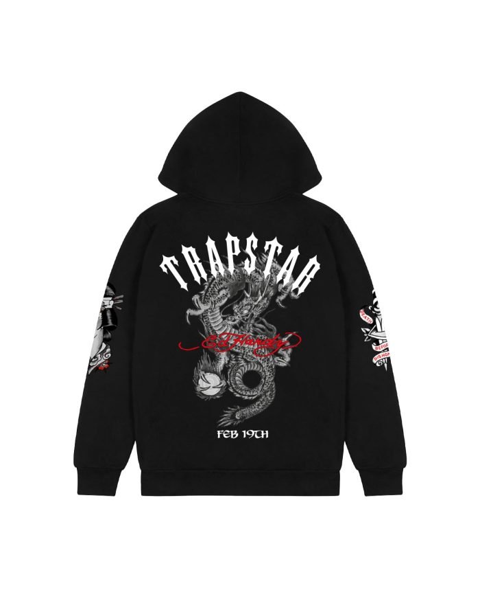 Bluza Trapstar X Ed Hardy Aow – Czarna Bluza Trapstar X Ed Hardy Aow – Czarna