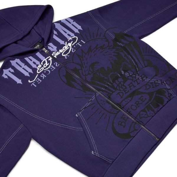 Bluza Trapstar X Ed Hardy Dbd – Granatowa