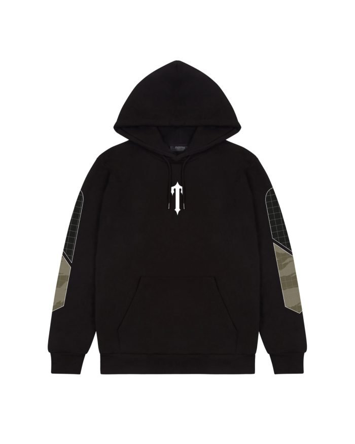 Bluza Z Kapturem Art Of War Camo Trapstar – Czarna Bluza Z Kapturem Art Of War Camo Trapstar – Czarna