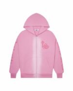Bluza Trapstar Script W Sprayu – Różowa