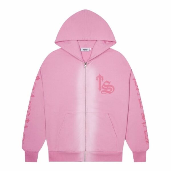 Bluza Trapstar Script W Sprayu – Różowa