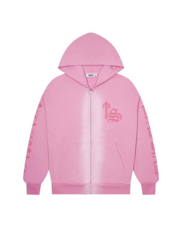 Bluza Trapstar Script W Sprayu – Różowa Bluza Trapstar Script W Sprayu – Różowa