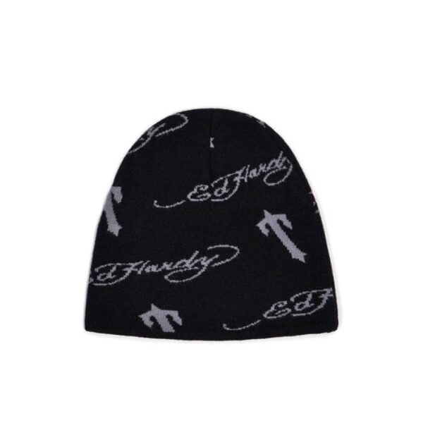 Czapka Trapstar X Ed Hardy Aop Beanie – Czarna
