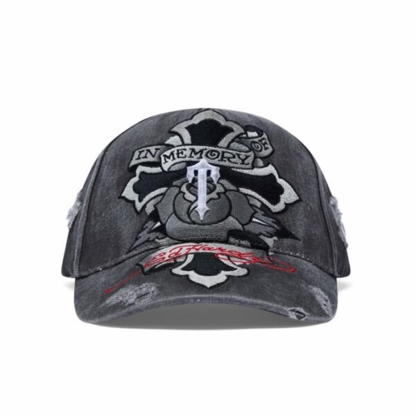 Czapka Trapstar x Ed Hardy Crossover – Szara