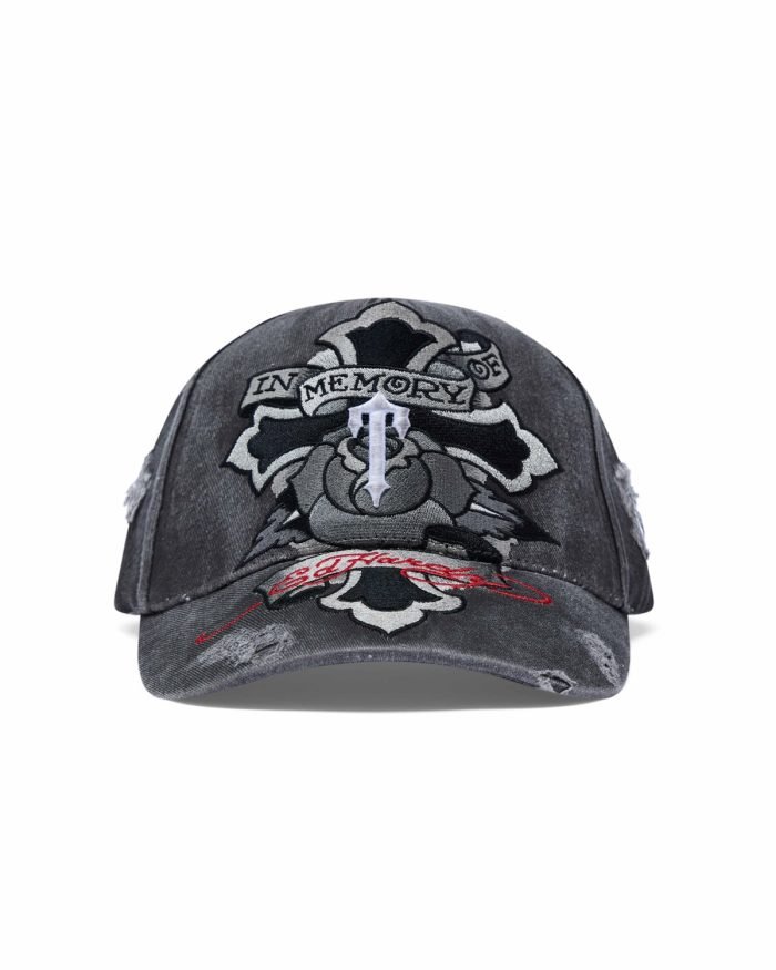 Czapka Trapstar x Ed Hardy Crossover – Szara Czapka Trapstar x Ed Hardy Crossover – Szara