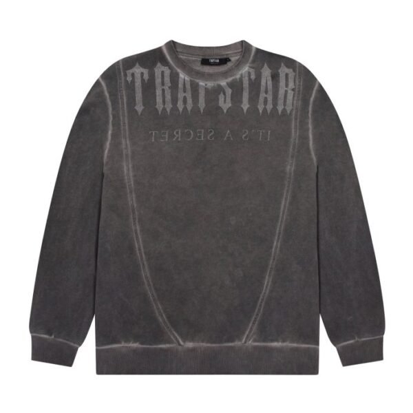 Dres Trapstar Deconstructed Decoded Oil Wash – Szary