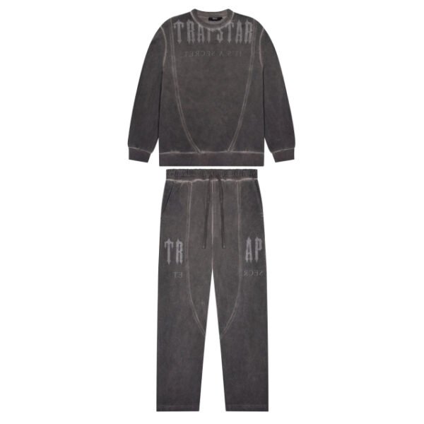 Dres Trapstar Deconstructed Decoded Oil Wash – Szary