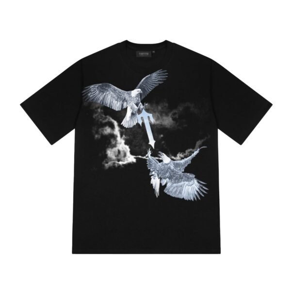 Koszulka Trapstar Flying Birds – Czarna