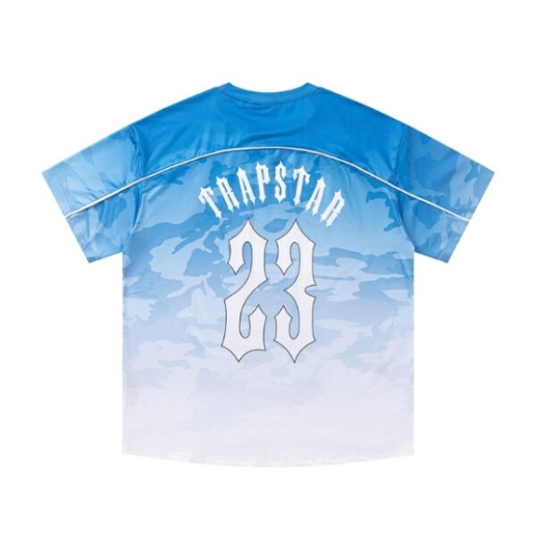 Koszulka Trapstar Football Blue Camo Fade