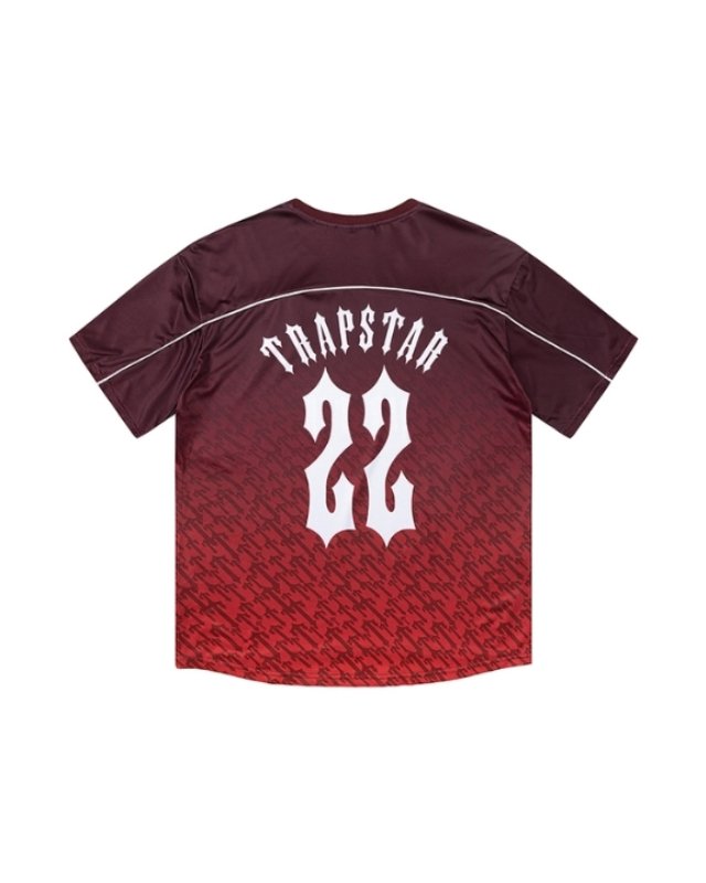 Koszulka Piłkarska Trapstar Gradient Fade W Kolorze Czerwonym Koszulka Piłkarska Trapstar Gradient Fade W Kolorze Czerwonym