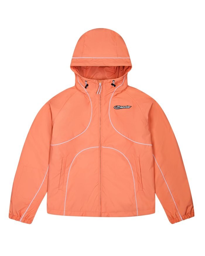 Kurtka Trapstar Hyperdrive Piped Windbreaker – Koralowa Kurtka Trapstar Hyperdrive Piped Windbreaker – Koralowa