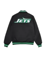 Kurtka Bomberka Trapstar X Nfl Jets Satin – Czarna