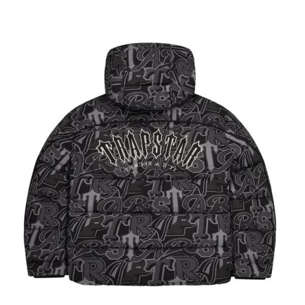 Kurtka Puchowa Trapstar Irongate Arch Wildcard – Czarna