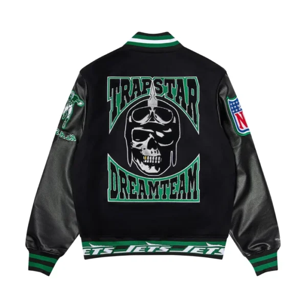 Kurtka Uniwersytecka Trapstar X Nfl Jets – Czarna