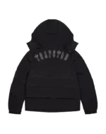 Pikowana Kurtka Irongate Trapstar z Odpinanym Kapturem