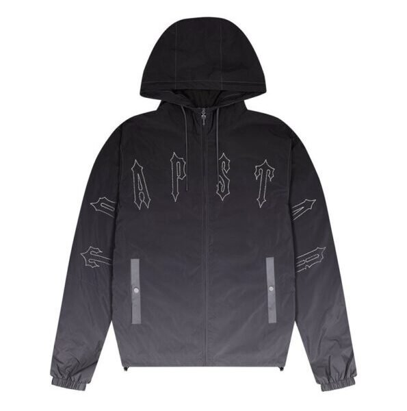 Trapstar Irongate Quilted Windbreaker Black Gradient