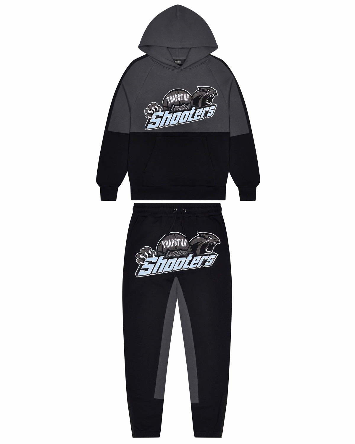 Shooters Panel Trapstar Training Suit – Czarny Shooters Panel Trapstar Training Suit – Czarny