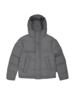 Szara Kurtka Puchowa z Kapturem Trapstar Decoded