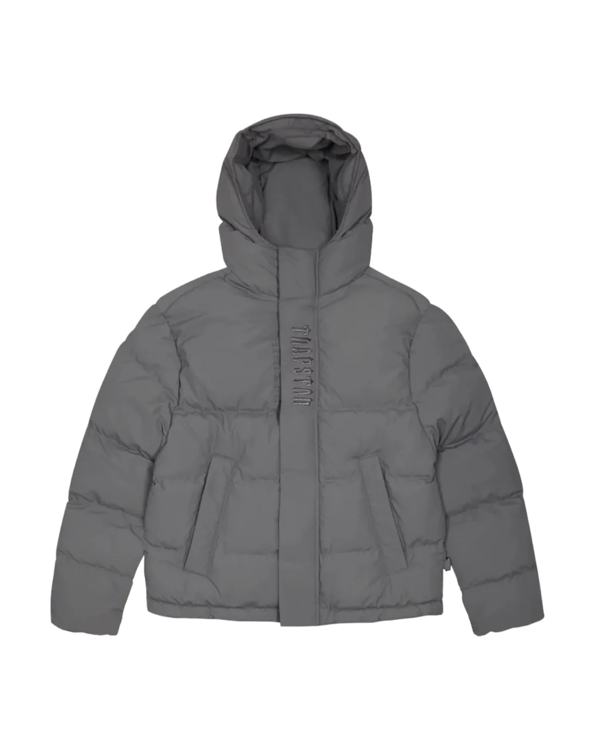 Szara Kurtka Puchowa z Kapturem Trapstar Decoded Szara Kurtka Puchowa z Kapturem Trapstar Decoded