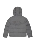 Szara Kurtka Puchowa z Kapturem Trapstar Decoded