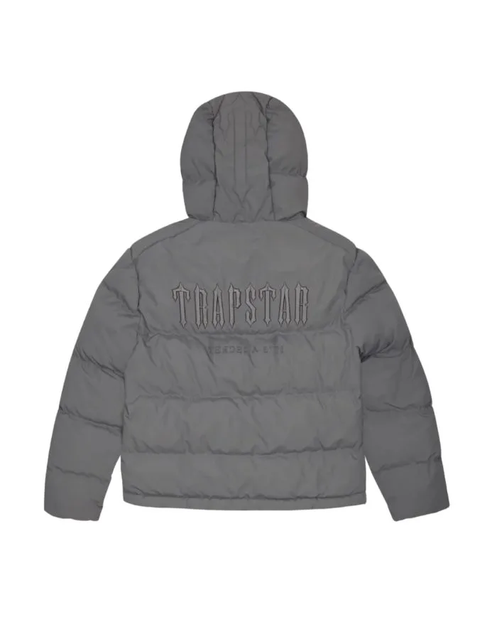 Szara Kurtka Puchowa z Kapturem Trapstar Decoded Szara Kurtka Puchowa z Kapturem Trapstar Decoded