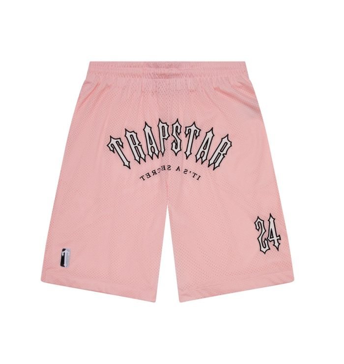 Trapstar Szorty Do Koszykówki Irongate Arch – Różowe Trapstar Szorty Do Koszykówki Irongate Arch – Różowe