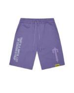 Trapstar X Cough Syrup Puff Shorts – Fioletowy