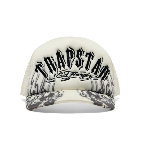 Trapstar X Ed Hardy Flame Trucker – Natural
