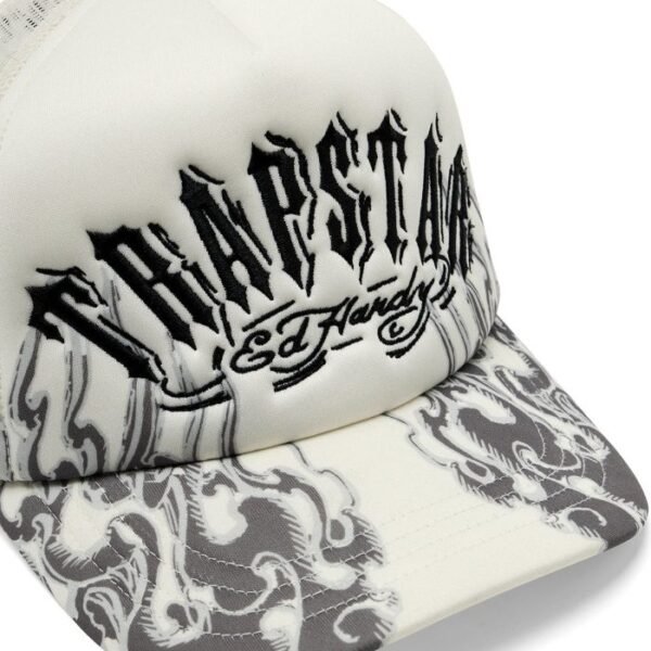 Trapstar X Ed Hardy Flame Trucker – Natural