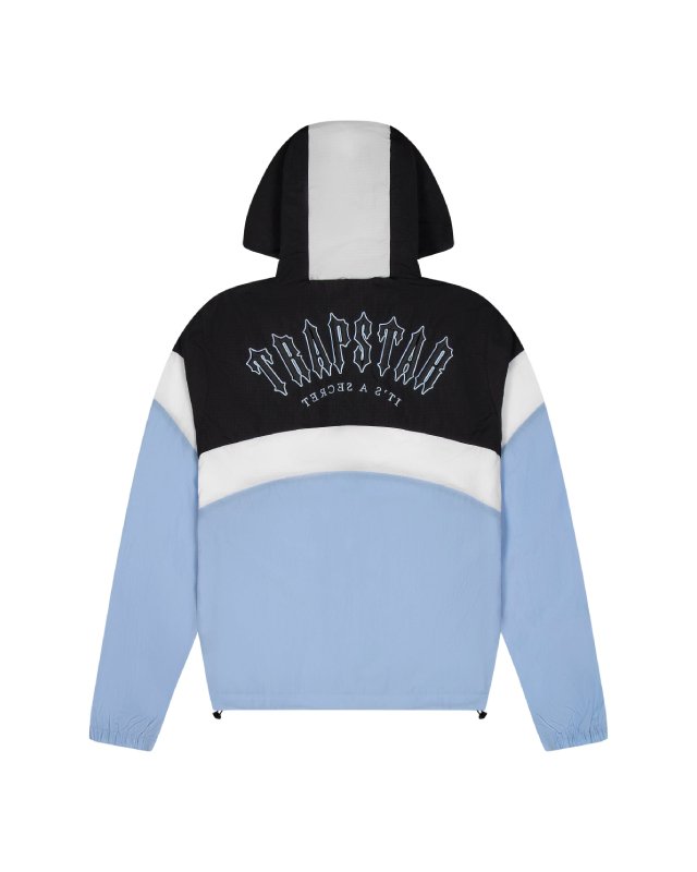 Wiatrówka Trapstar Irongate Z Metalową Odznaką – Niebieska Wiatrówka Trapstar Irongate Z Metalową Odznaką – Niebieska